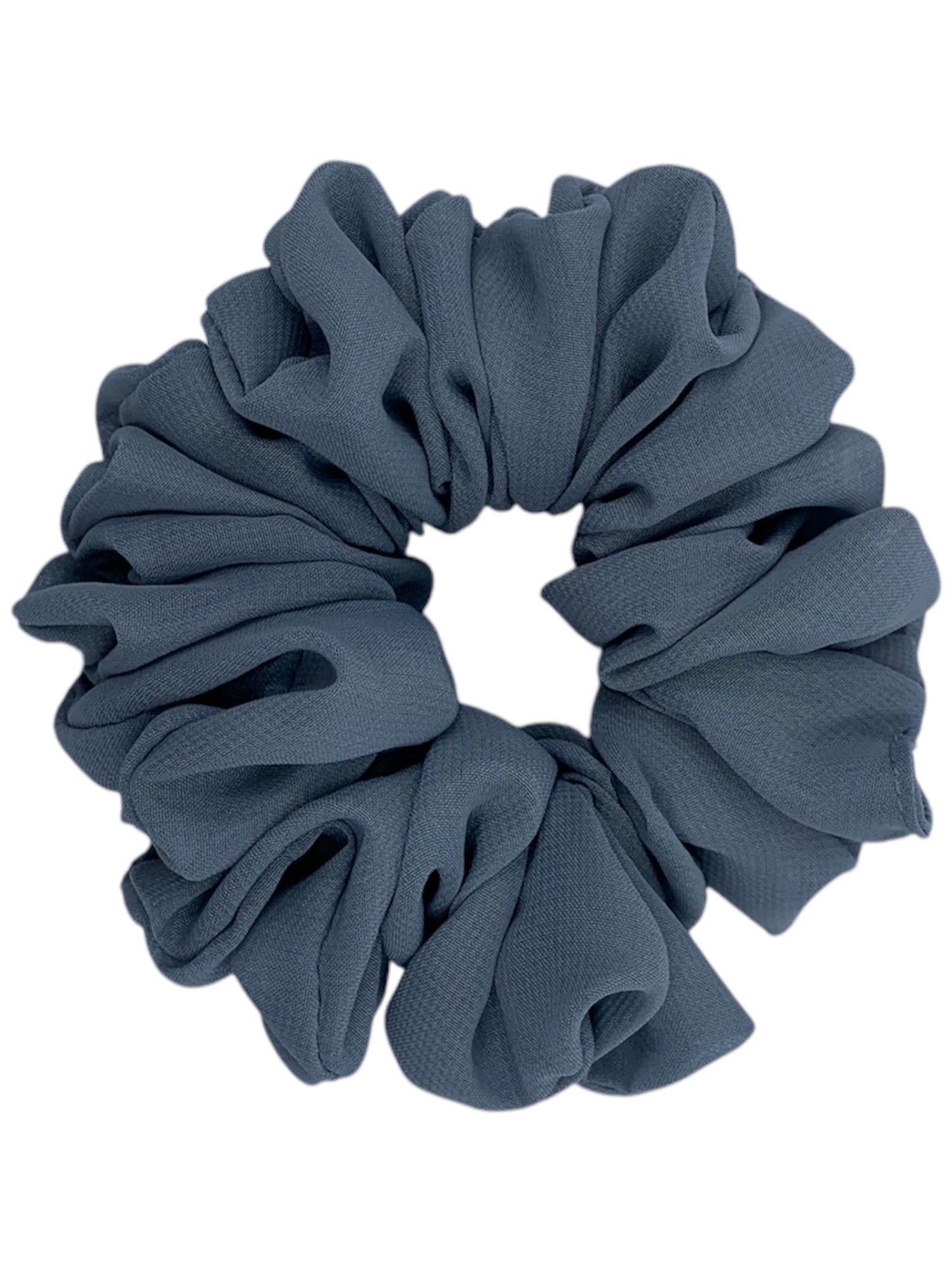 Grå chiffong scrunchie - Lilofant Design