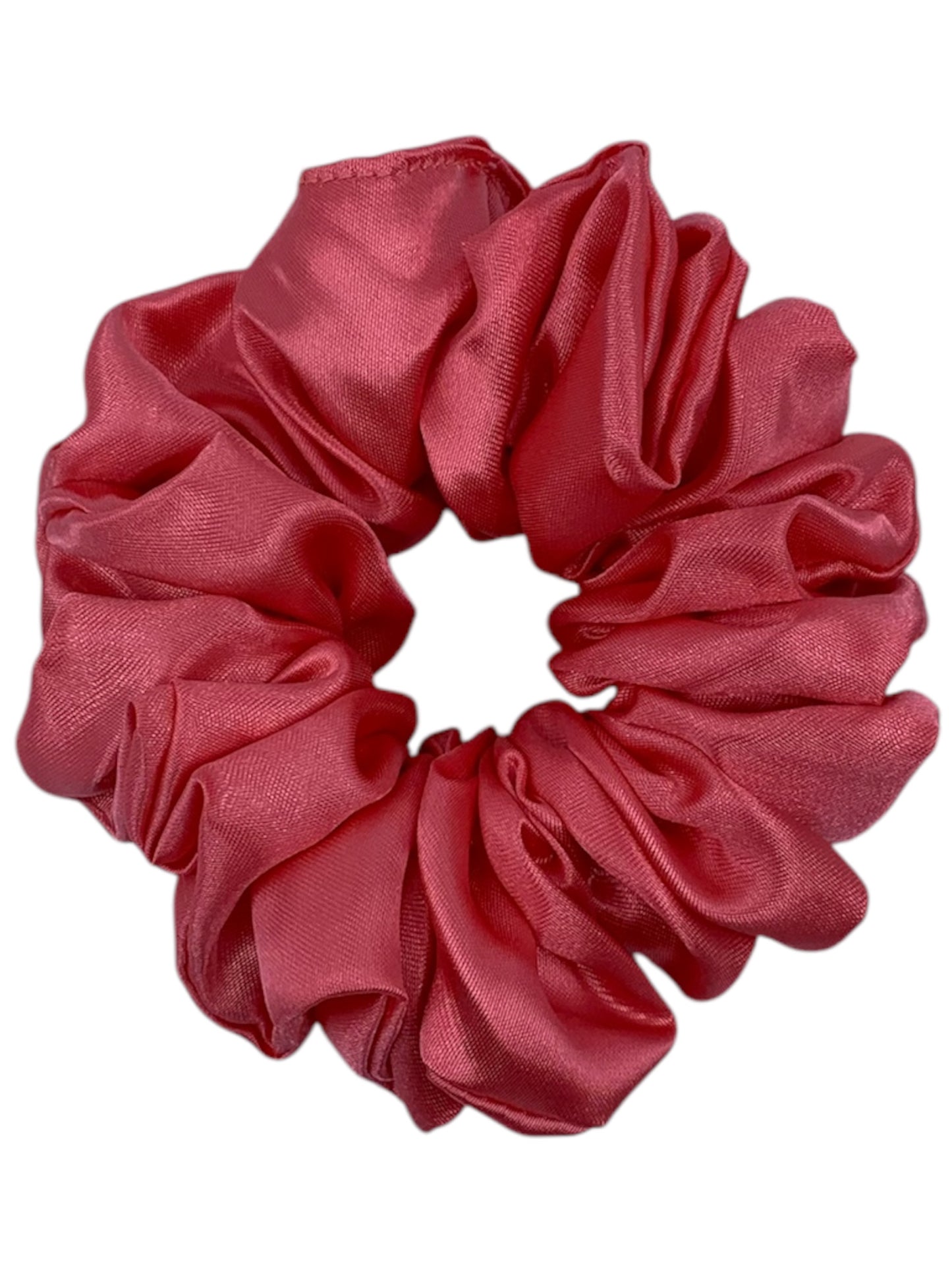 Korall satin scrunchie - Lilofant Design