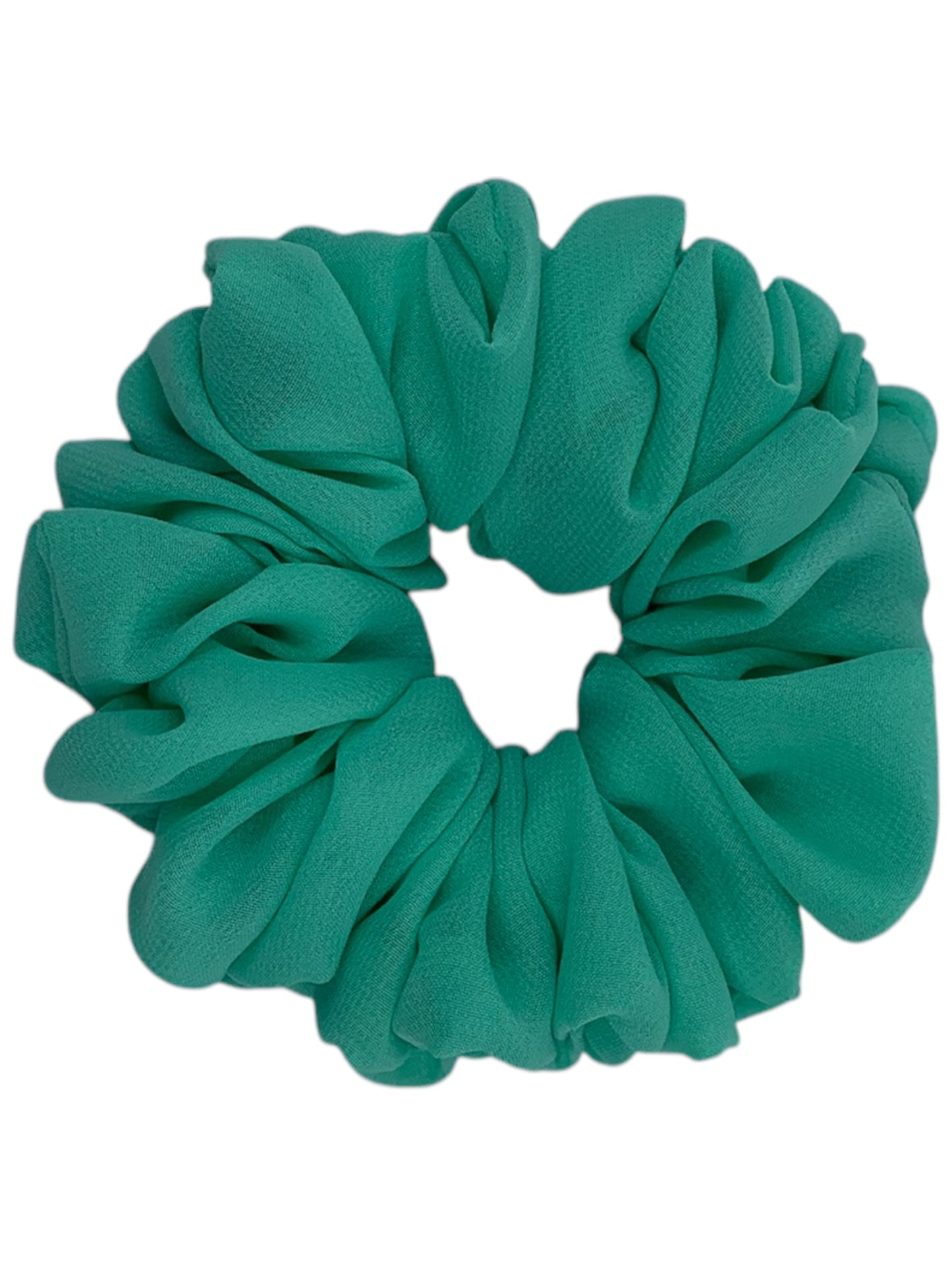 Ljus mint chiffong scrunchie - Lilofant Design