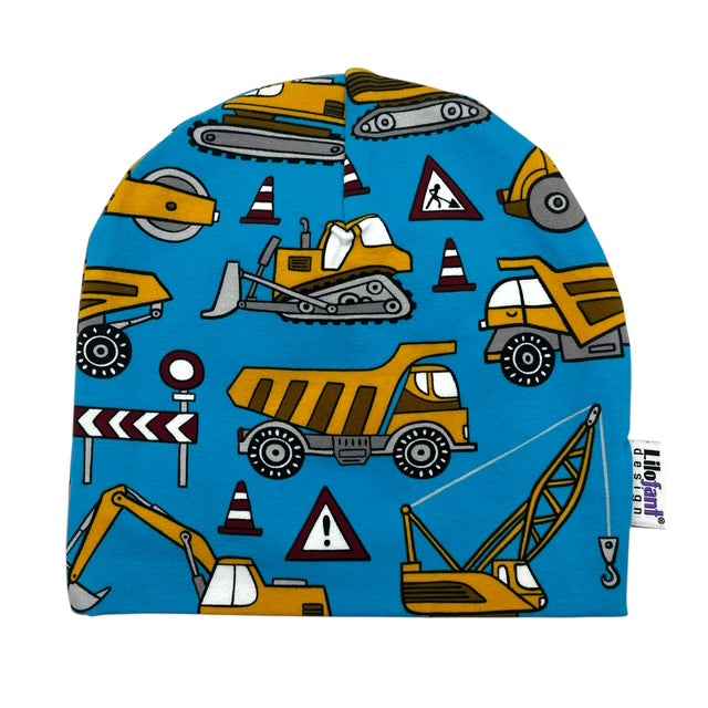 Blå arbetsfordon mössa