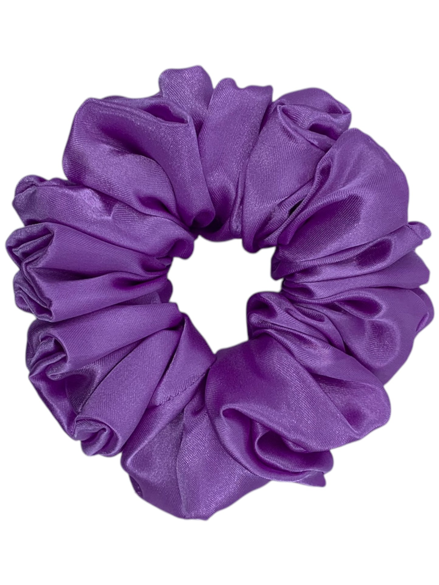 Violett satin scrunchie - Lilofant Design