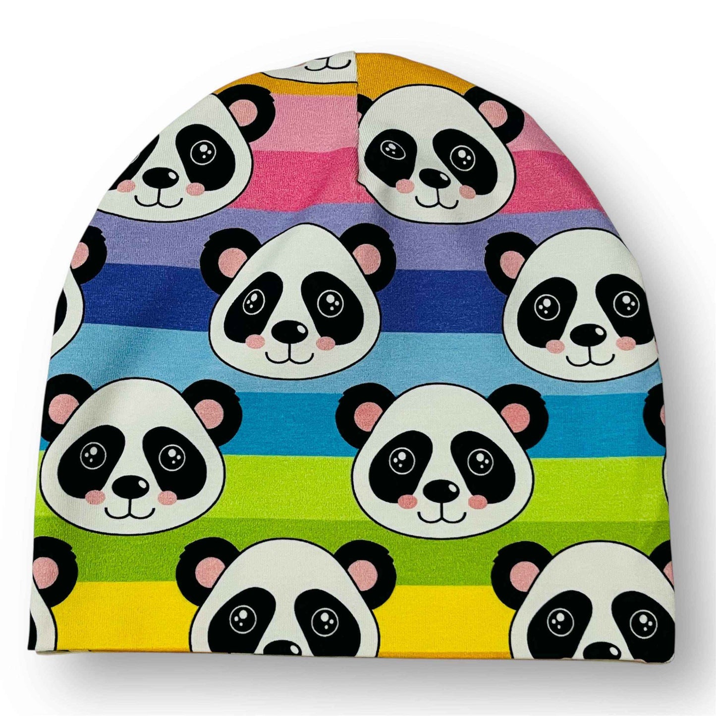 Karamell panda mössa
