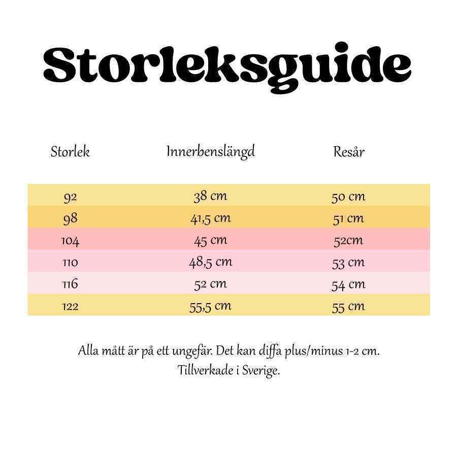 Lila enhörningar muddbyxor