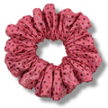 Rosa glittrig classic scrunchie - Lilofant Design