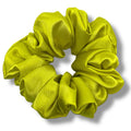 lime classic satin scrunchie