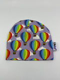 Lila luftballonger mössa (44/46)