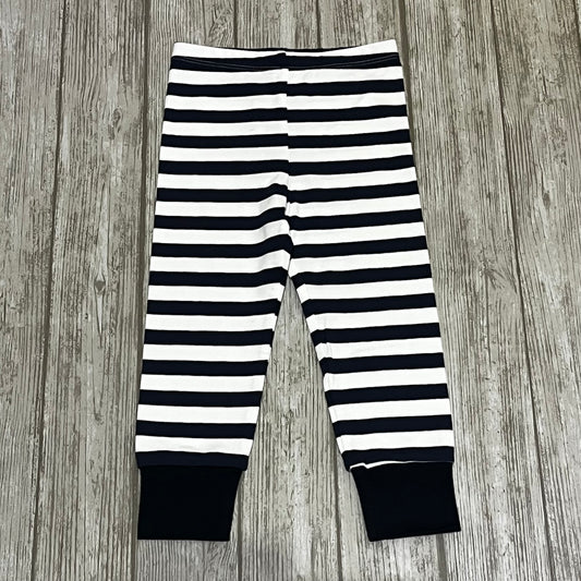 Blå/vita ränder muddbyxor