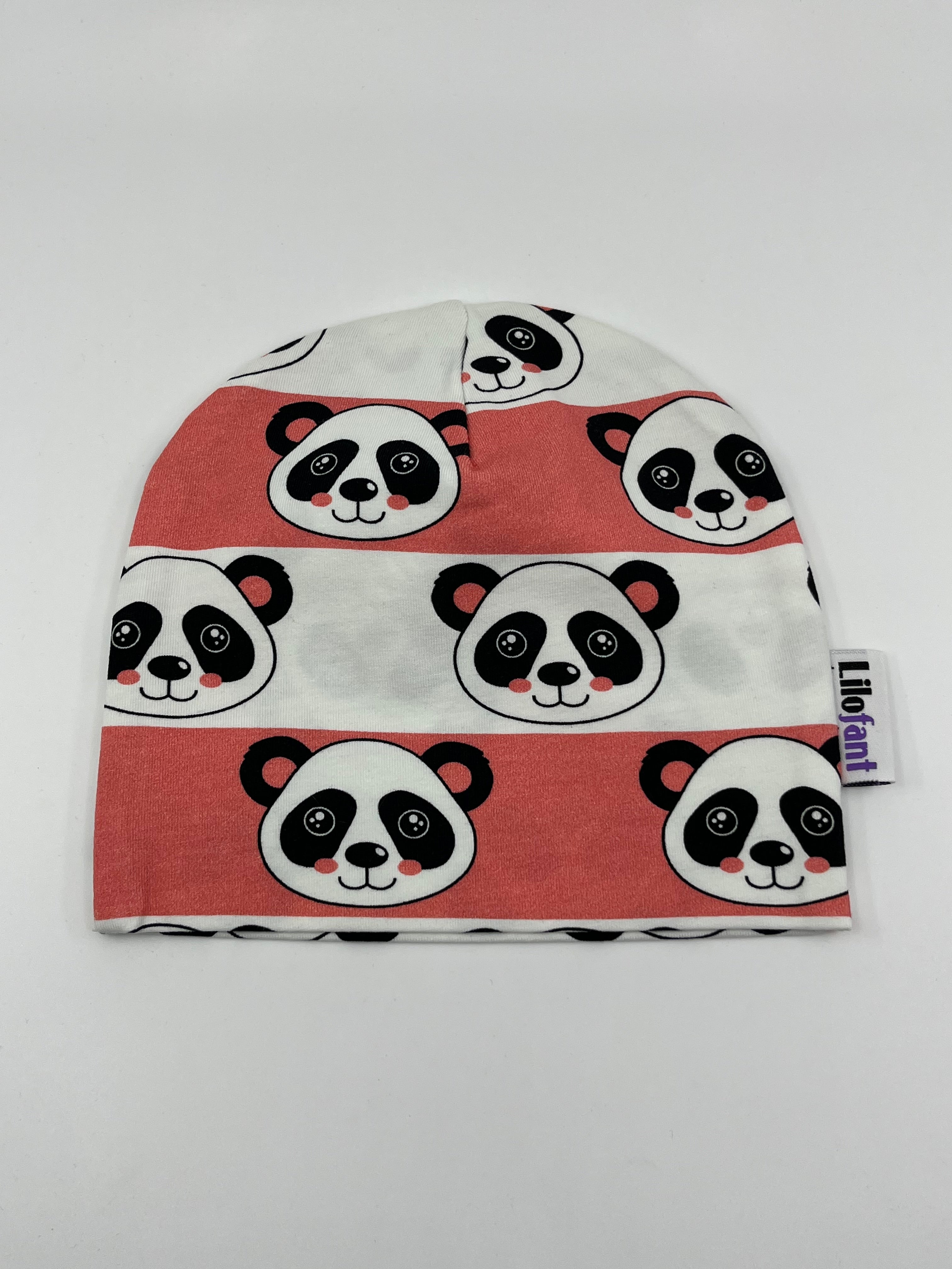Korall panda mössa (44/46)