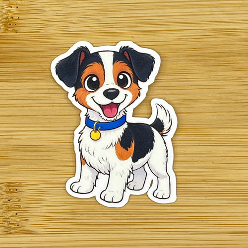 Dansk-svensk gårdshund klistermärke - Lilofant Design