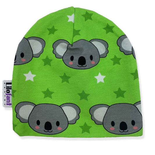 Grön koala mössa