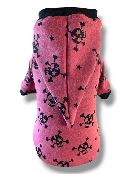 Tröja med lång luva