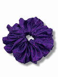 Lila glitter XXL scrunchie
