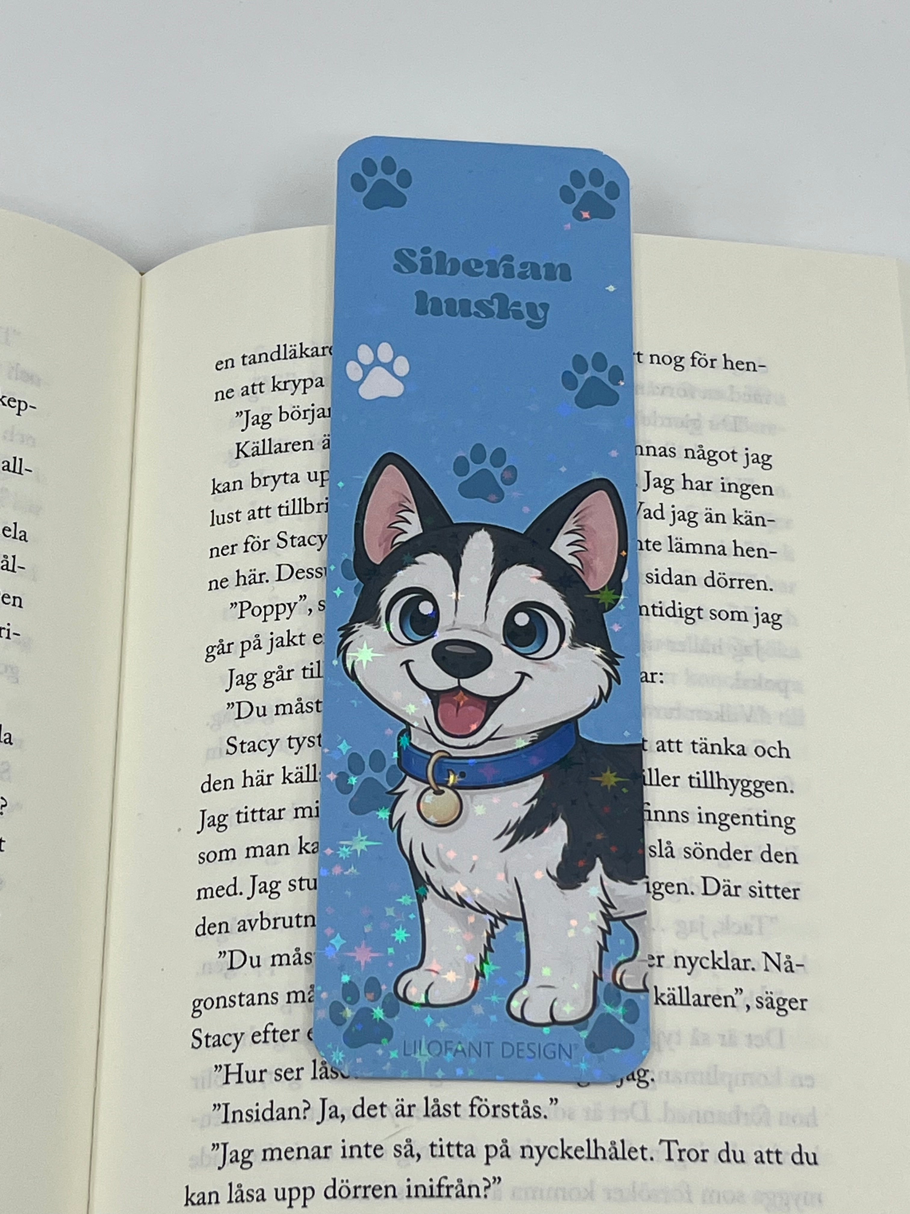 Siberian husky bokmärke