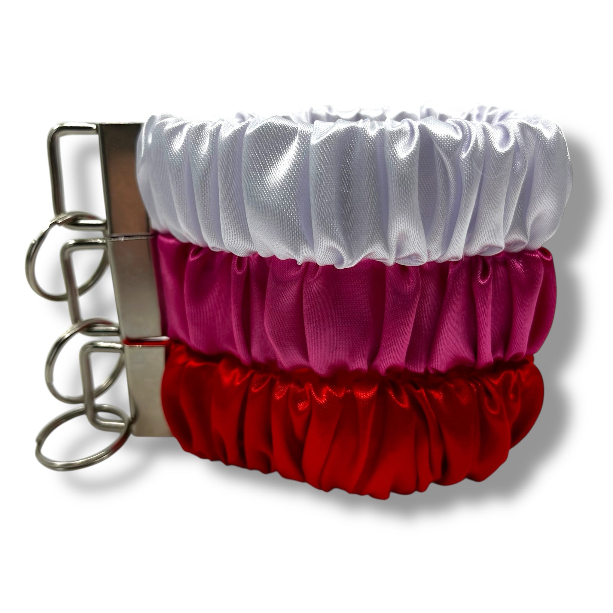 scrunchie nyckelring på hög