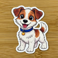 Jack russell terrier strävhårig sticker