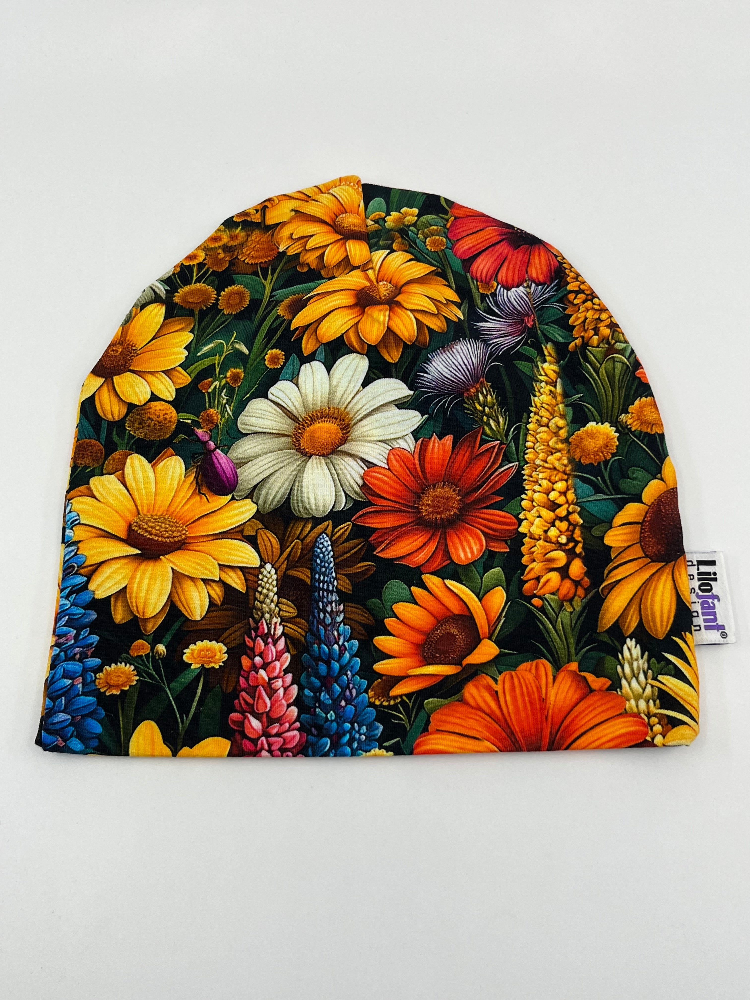 Höstblommor mössa (48/50)