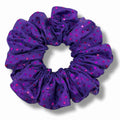 lila glitter classic scrunchie