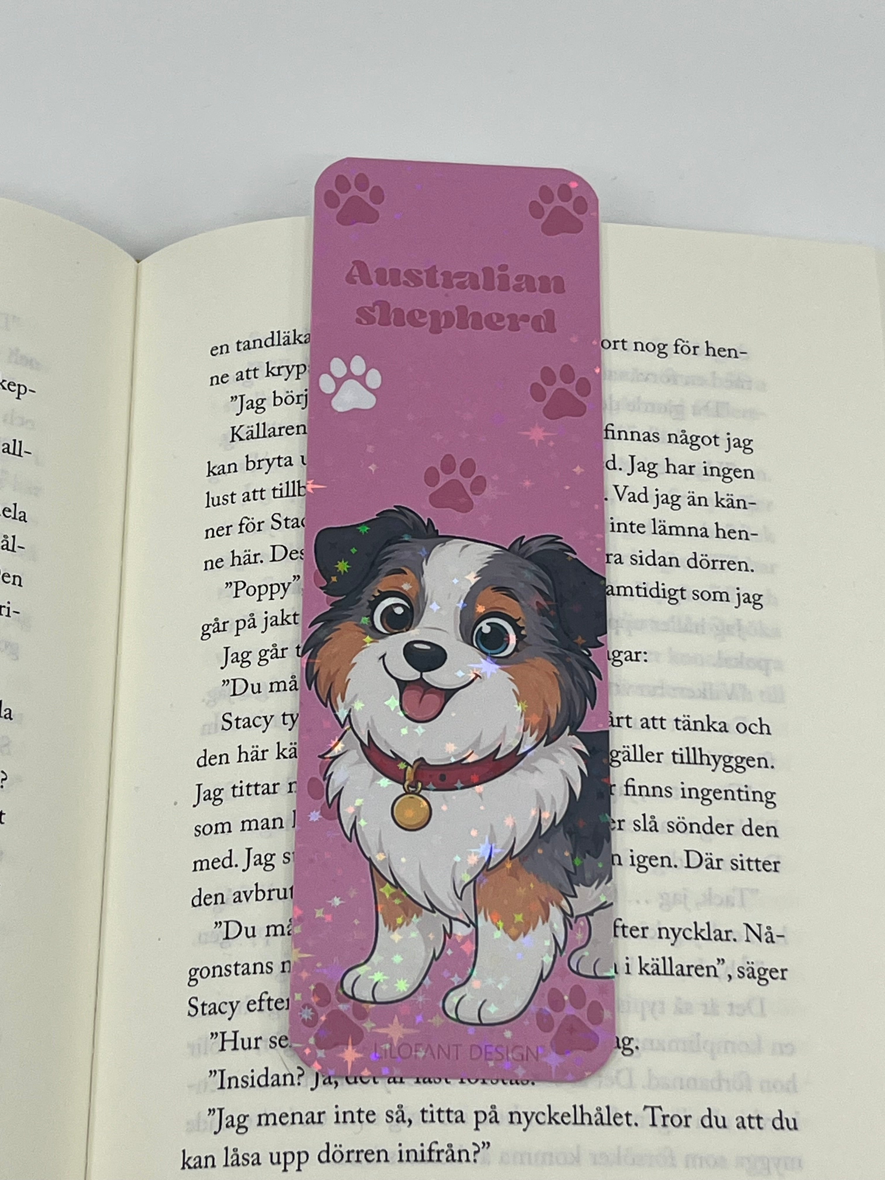 Australian shepherd bokmärke