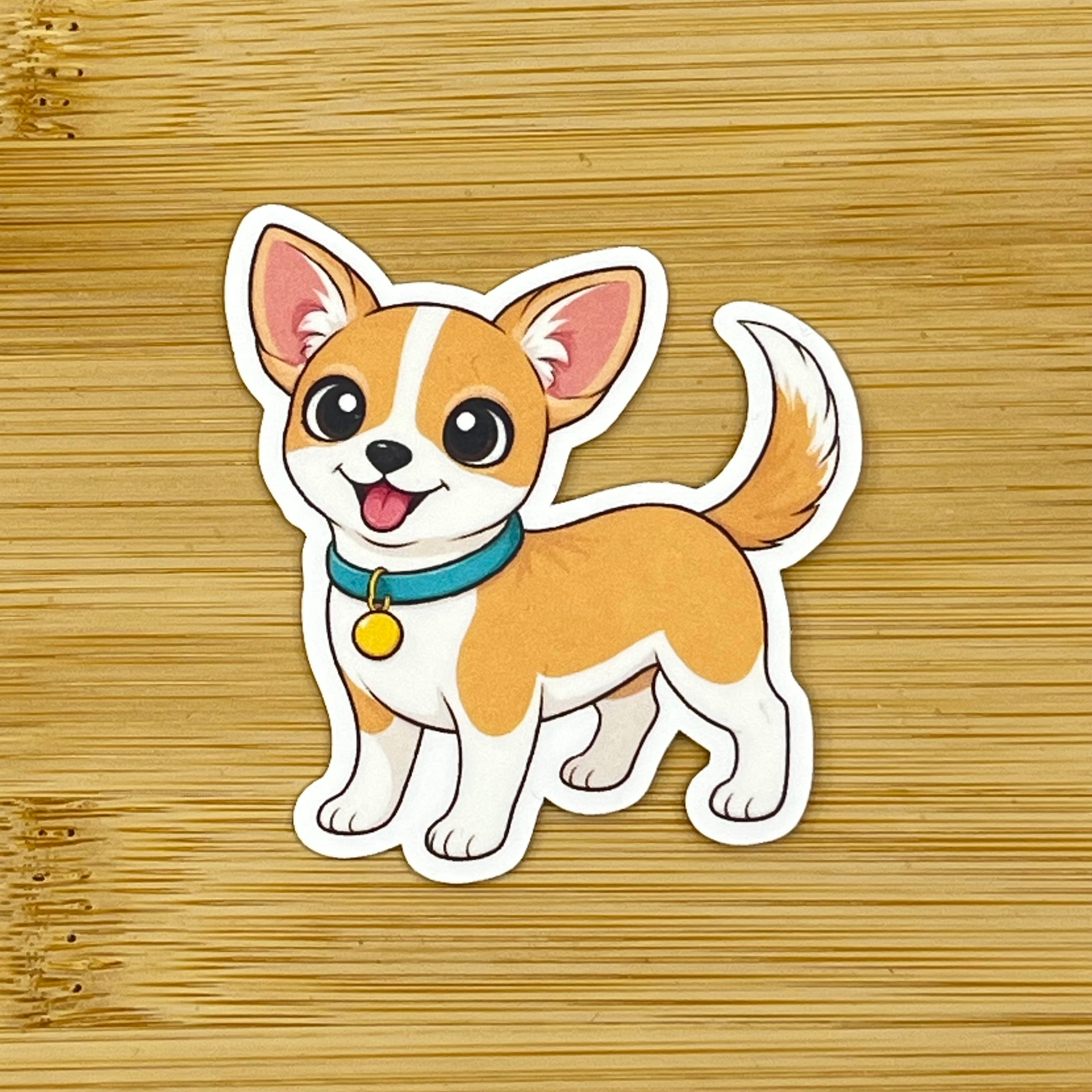 Chihuahua korthårig klistermärke