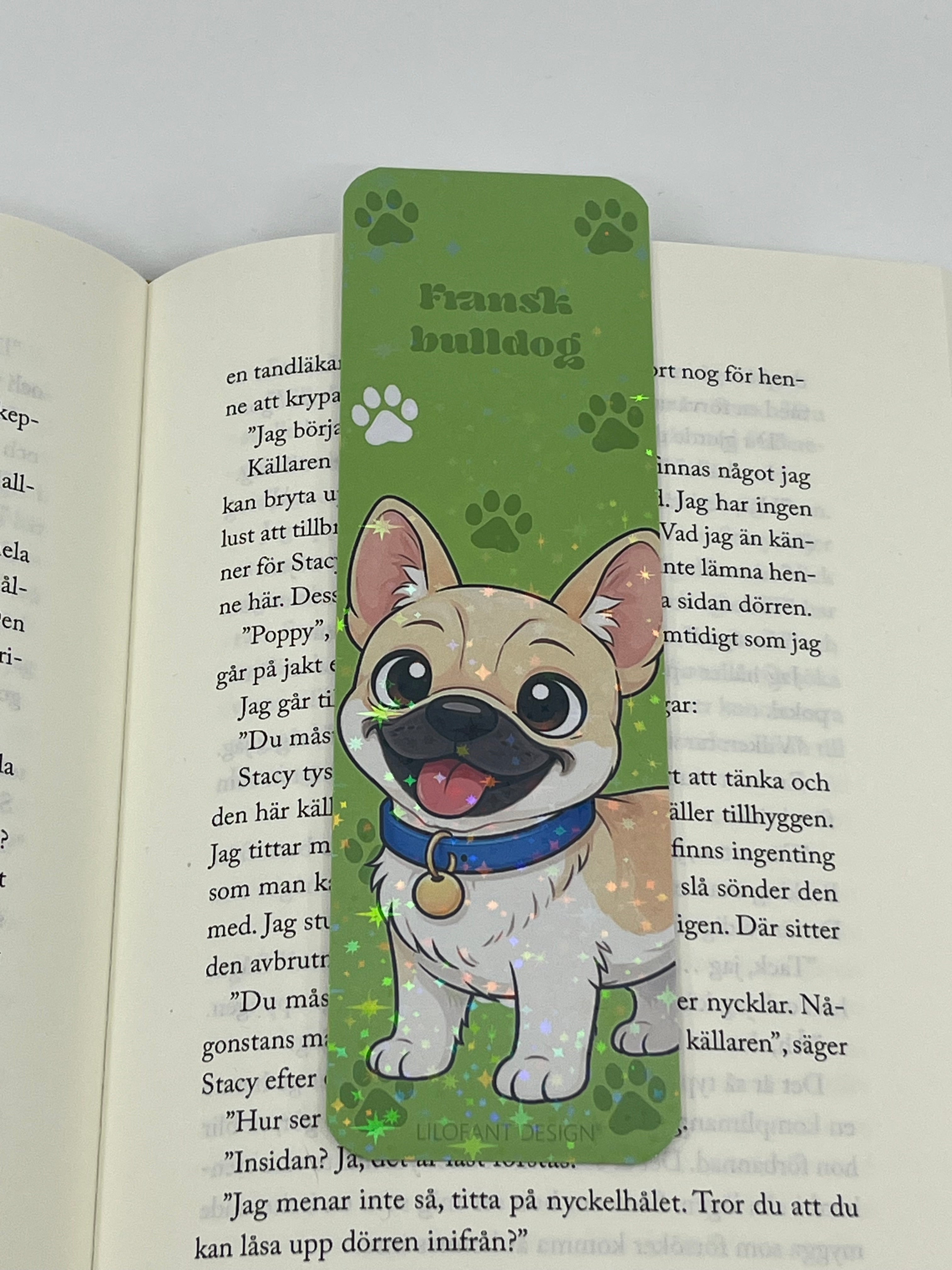 Fransk bulldog bokmärke