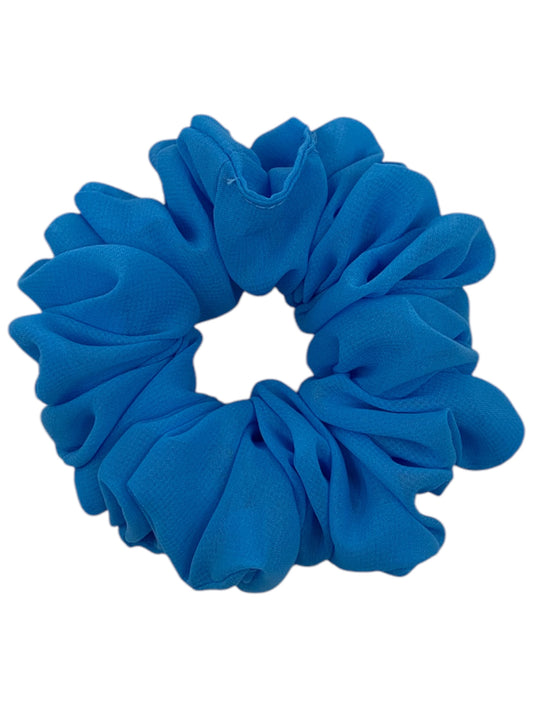 Aqua chiffong scrunchie - Lilofant Design