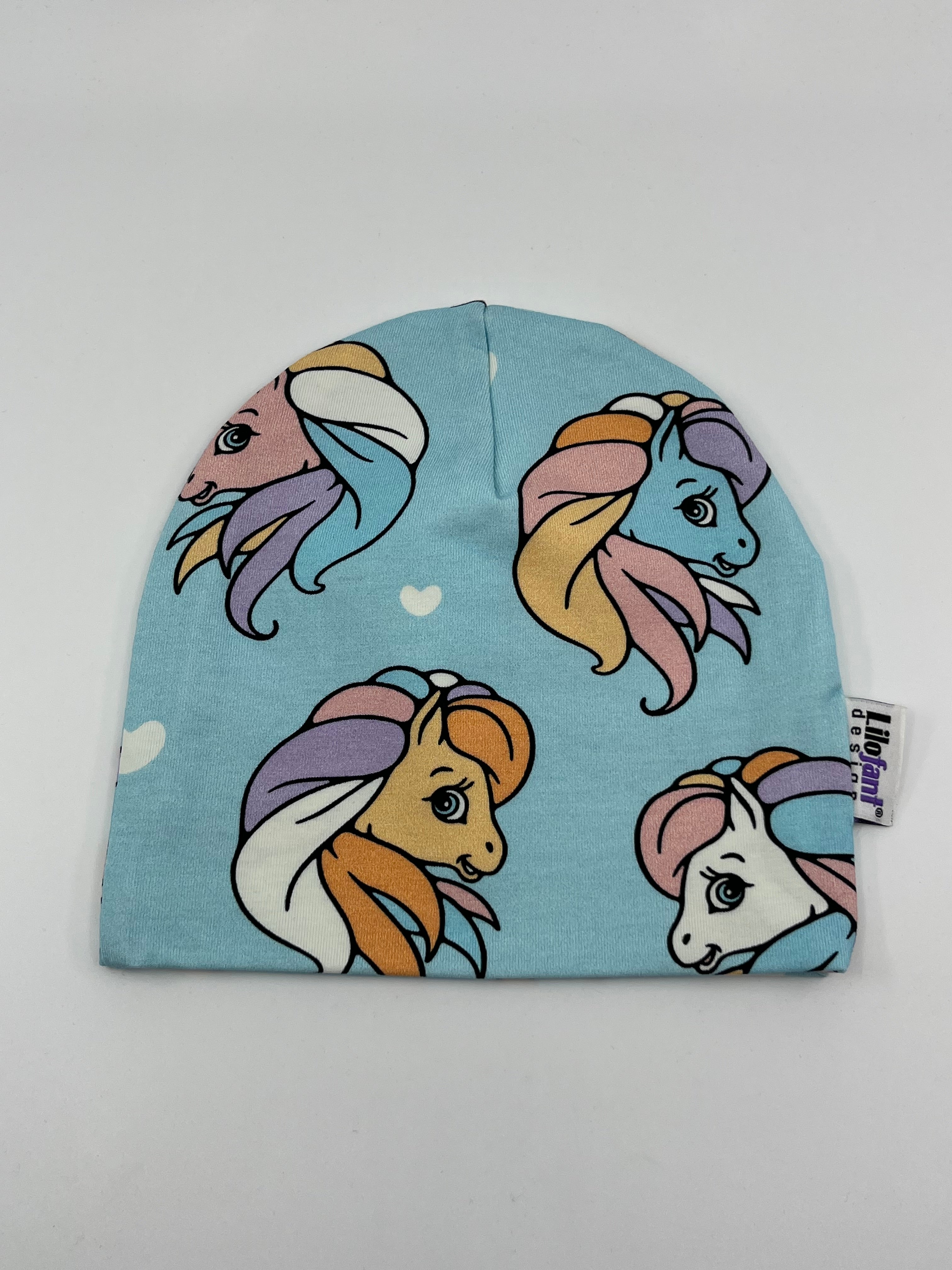 Blå ponies mössa (44/46)
