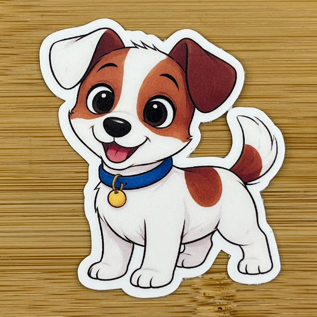 Jack russell terrier släthårig sticker