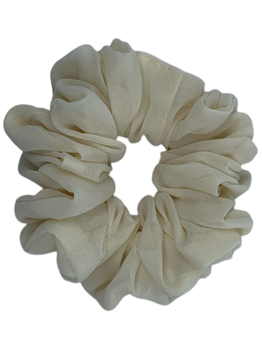Champagne chiffong scrunchie - Lilofant Design