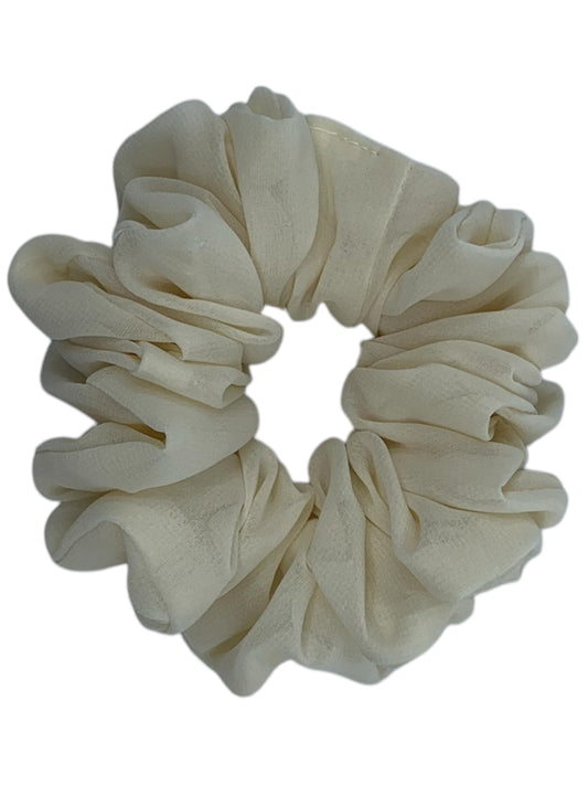Champagne chiffong scrunchie - Lilofant Design