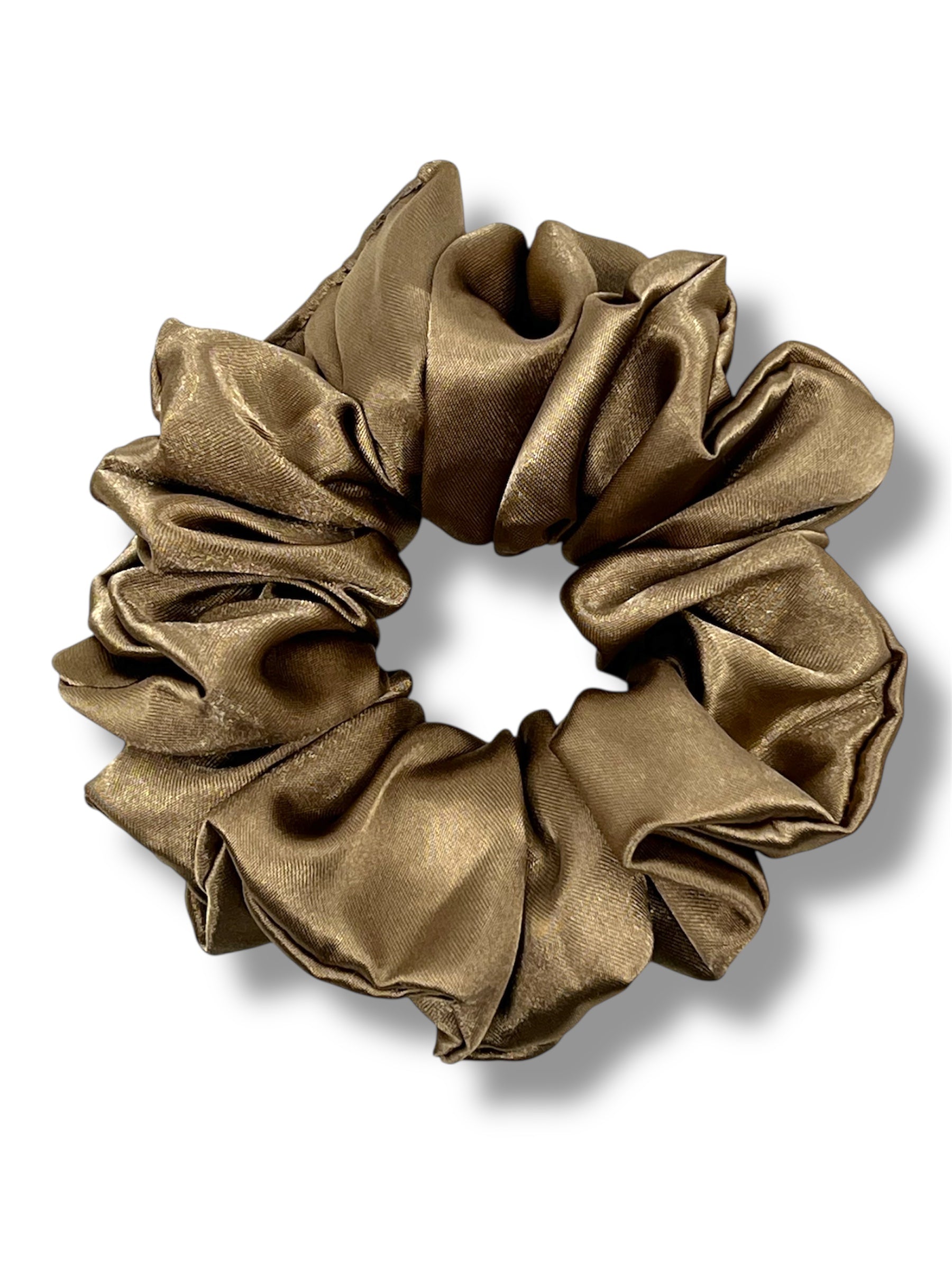 Ljus koppar classic satin scrunchie