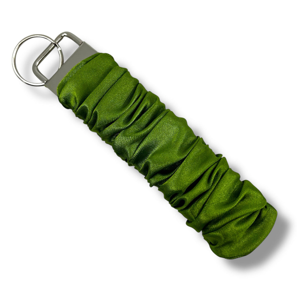 lime scrunchie nyckelring
