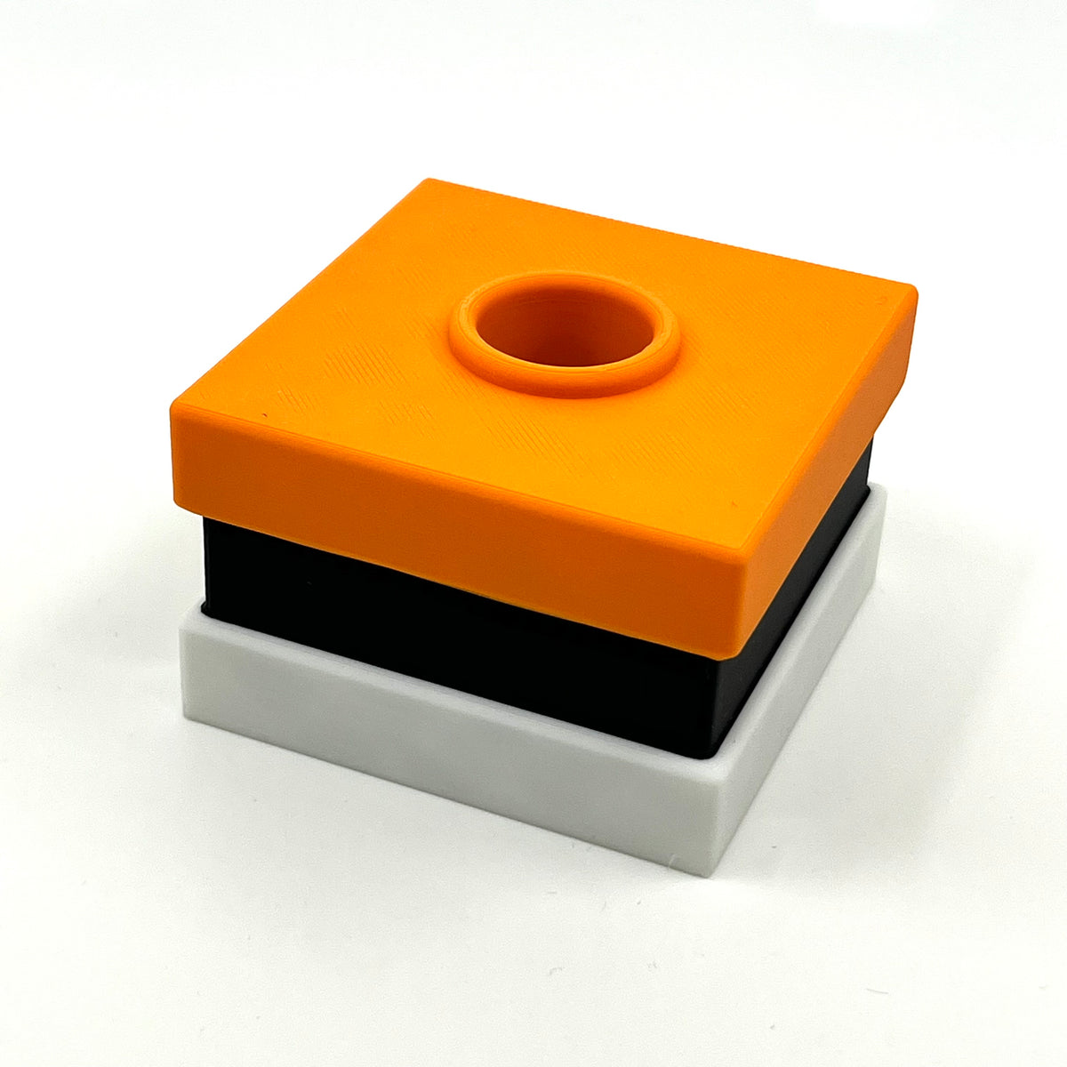Ljusstake orange/svart/vit liquorice