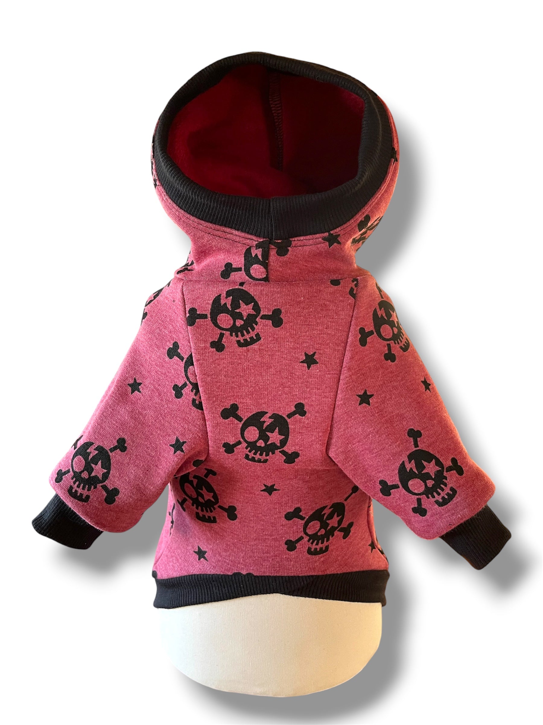 Tröja med lång luva