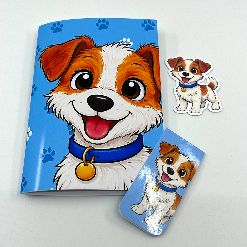 Jack russell terrier strävhårig bokmärke