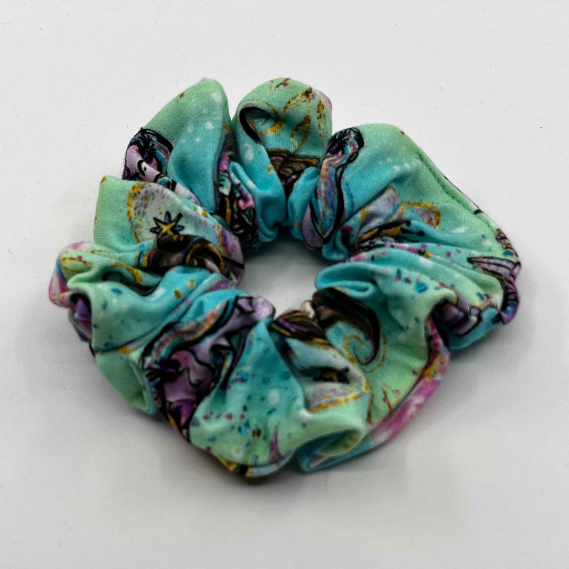 Karamellränder scrunchie