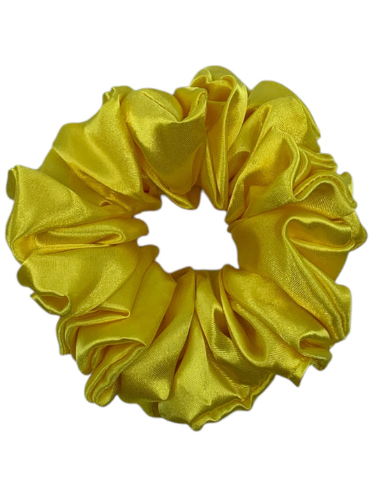 Gul satin scrunchie - Lilofant Design