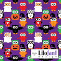 Halloween ugglor (jersey) 0,4 meter