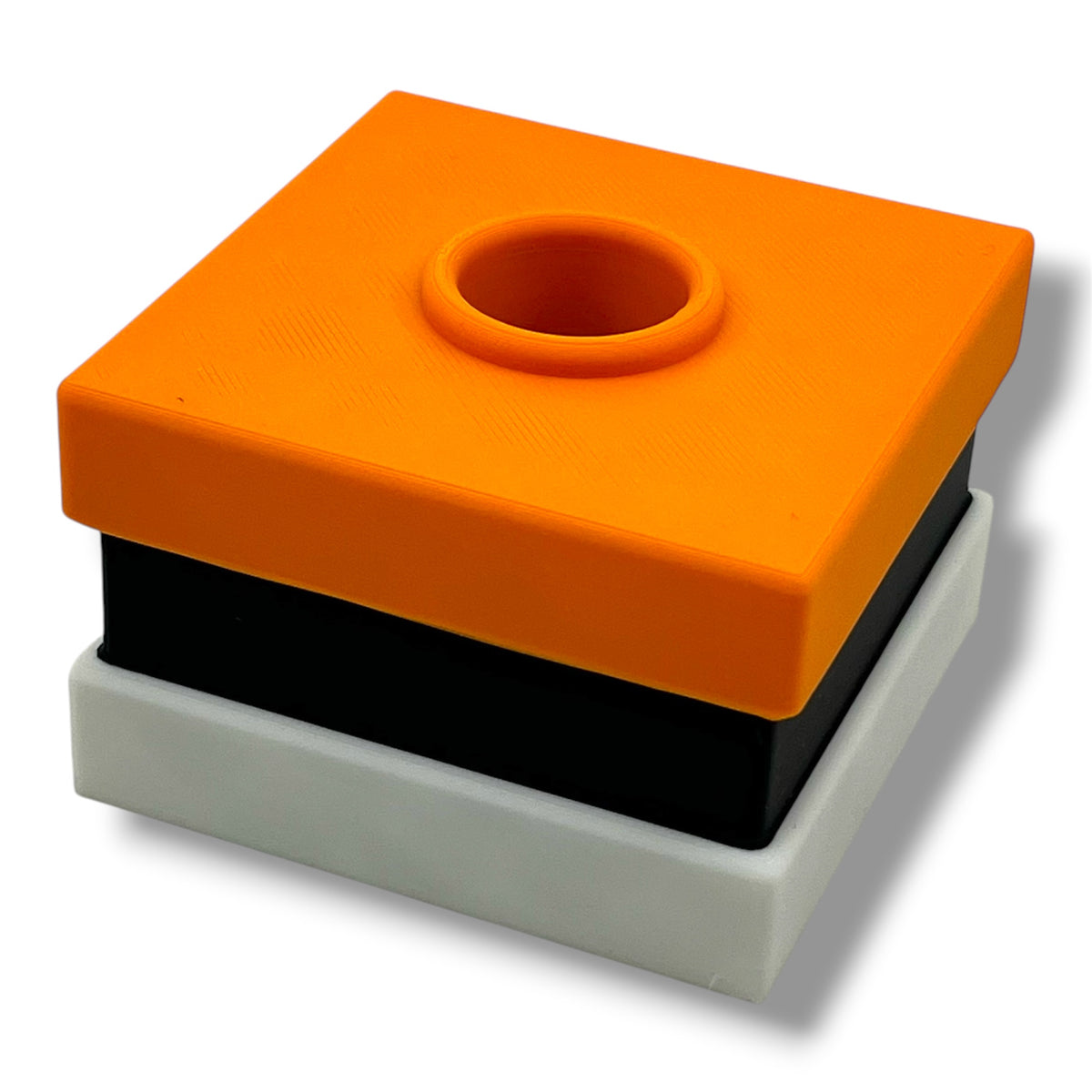 Ljusstake orange/svart/vit liquorice