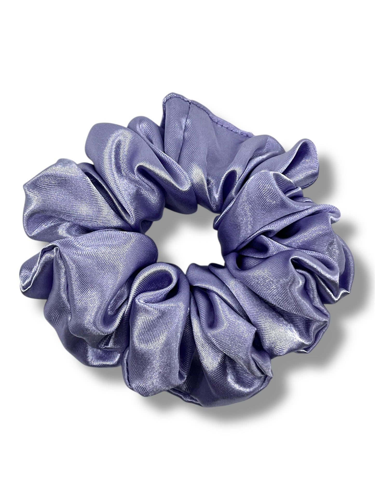 Lavendel satin classic scrunchie