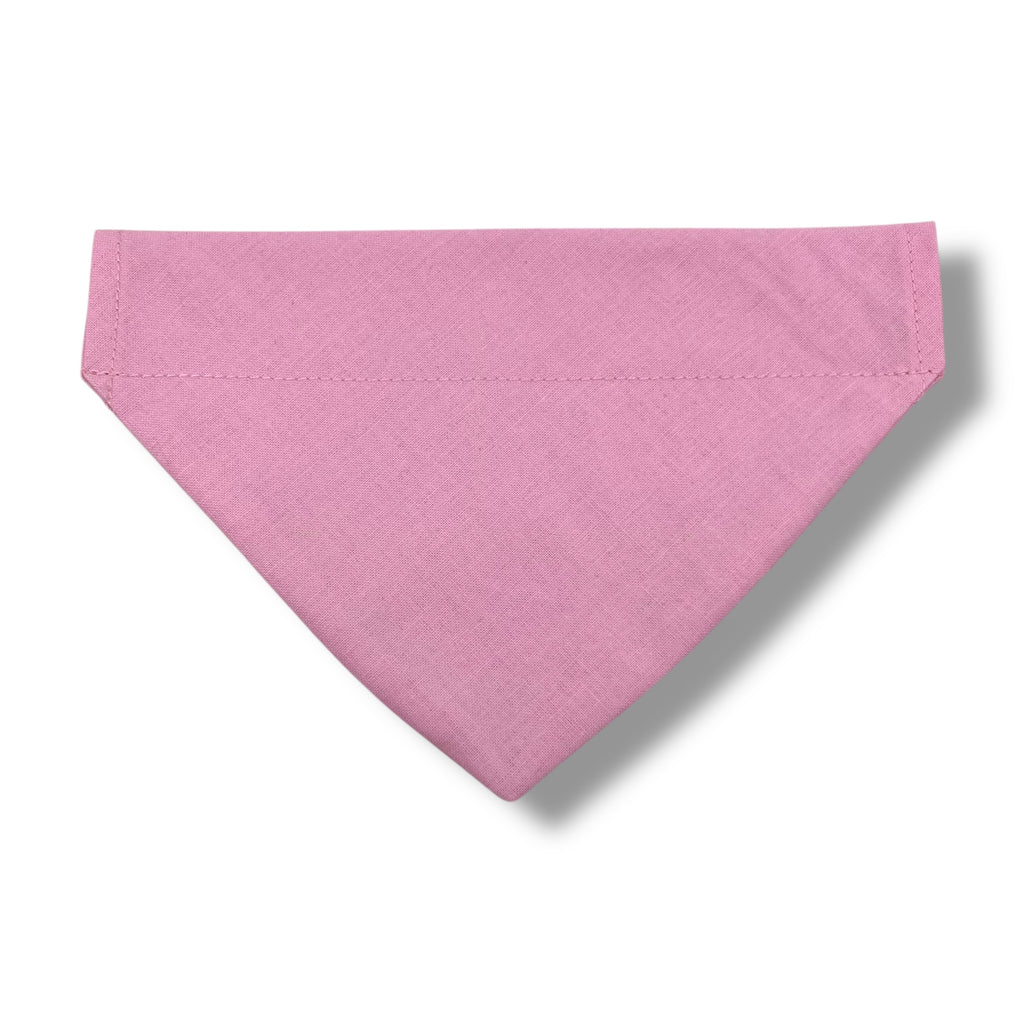 Rosa hjärta bandana med namn