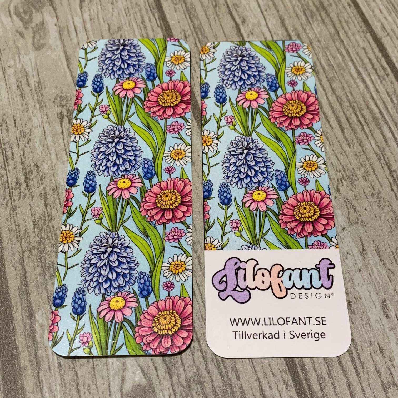 Blomsteräng bokmärke