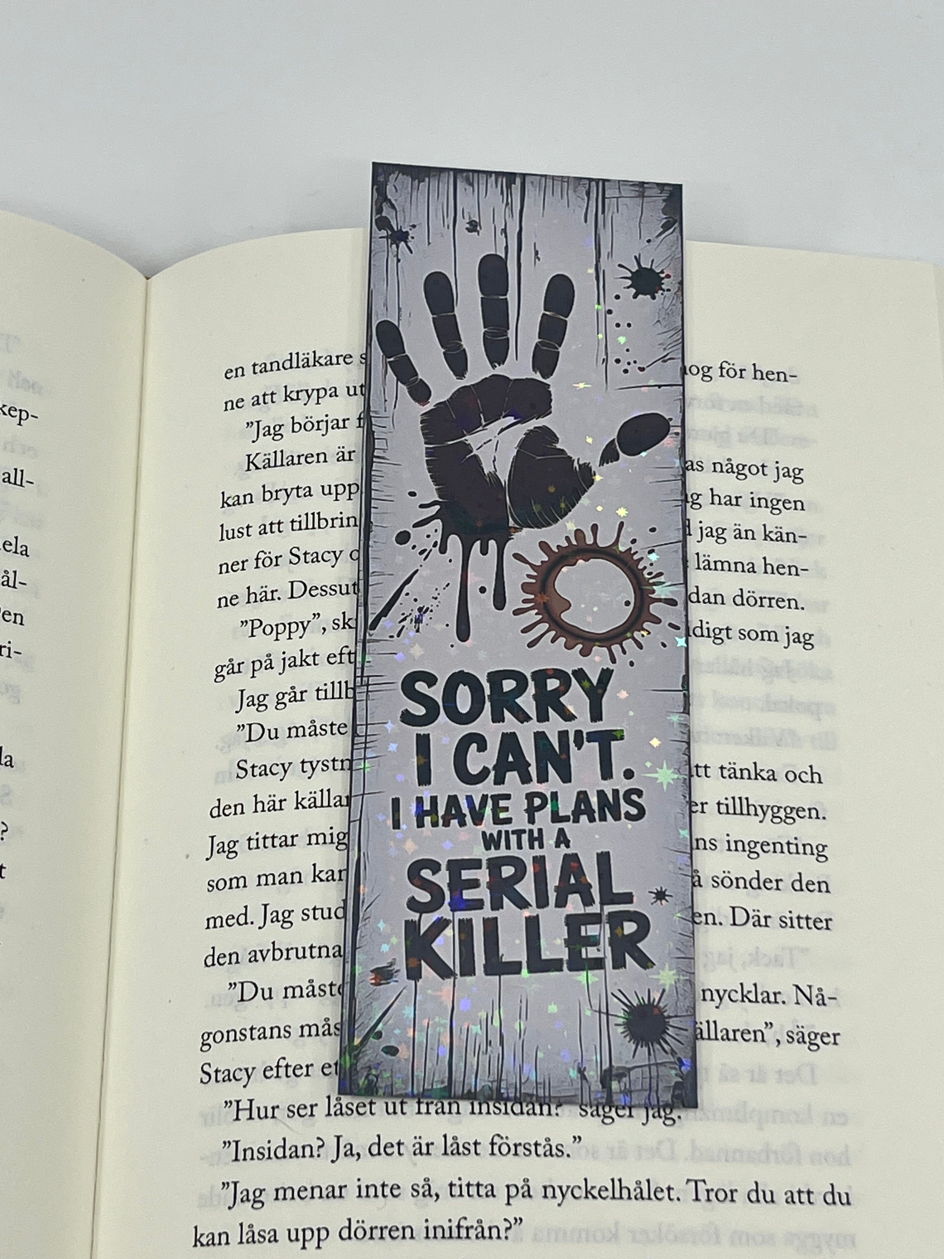 Sorry I can't. I have plans with a serial killer bokmärke