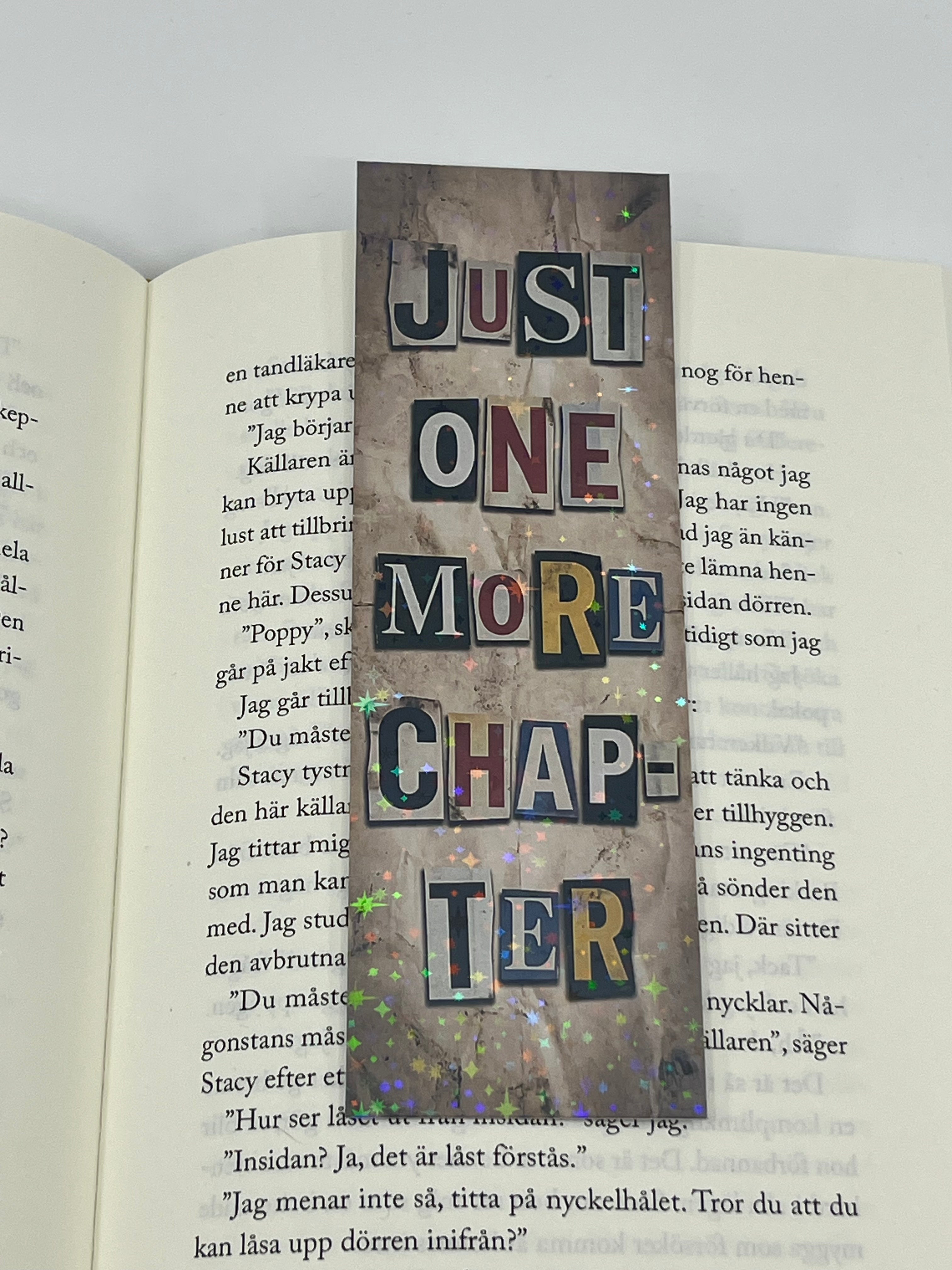 Just one more chapter bokmärke