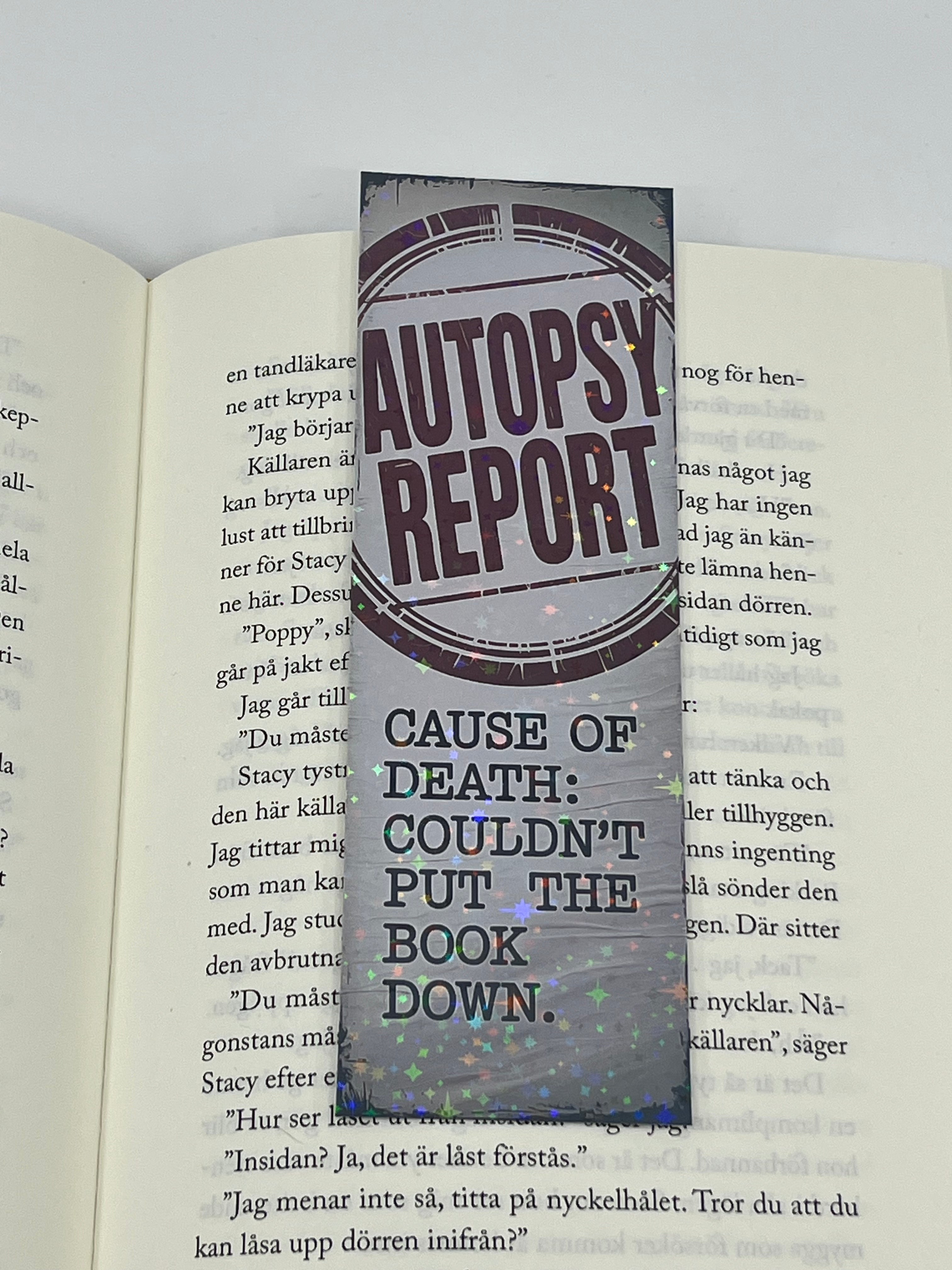 Autopsy report bokmärke