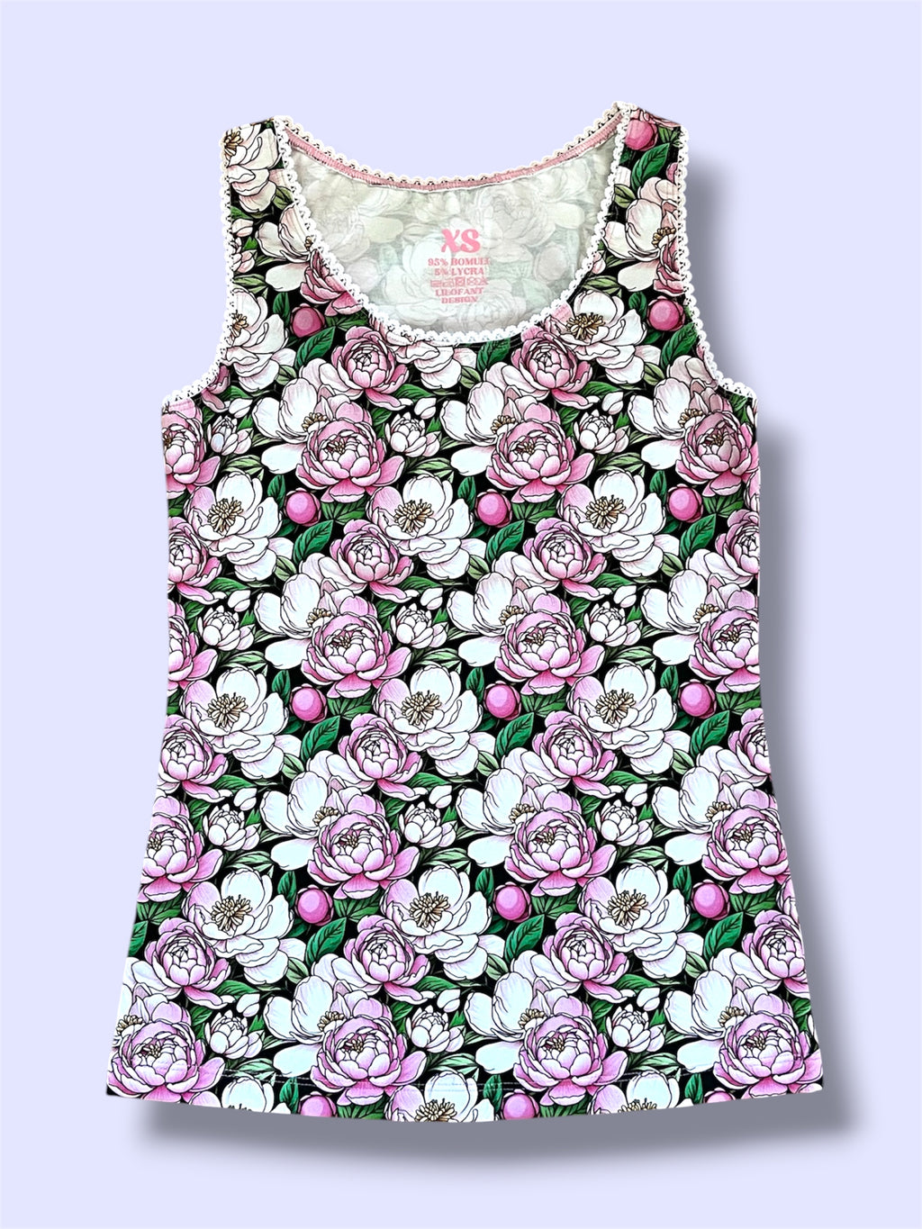 Rosa pioner - pyjamaslinne (x-Small)