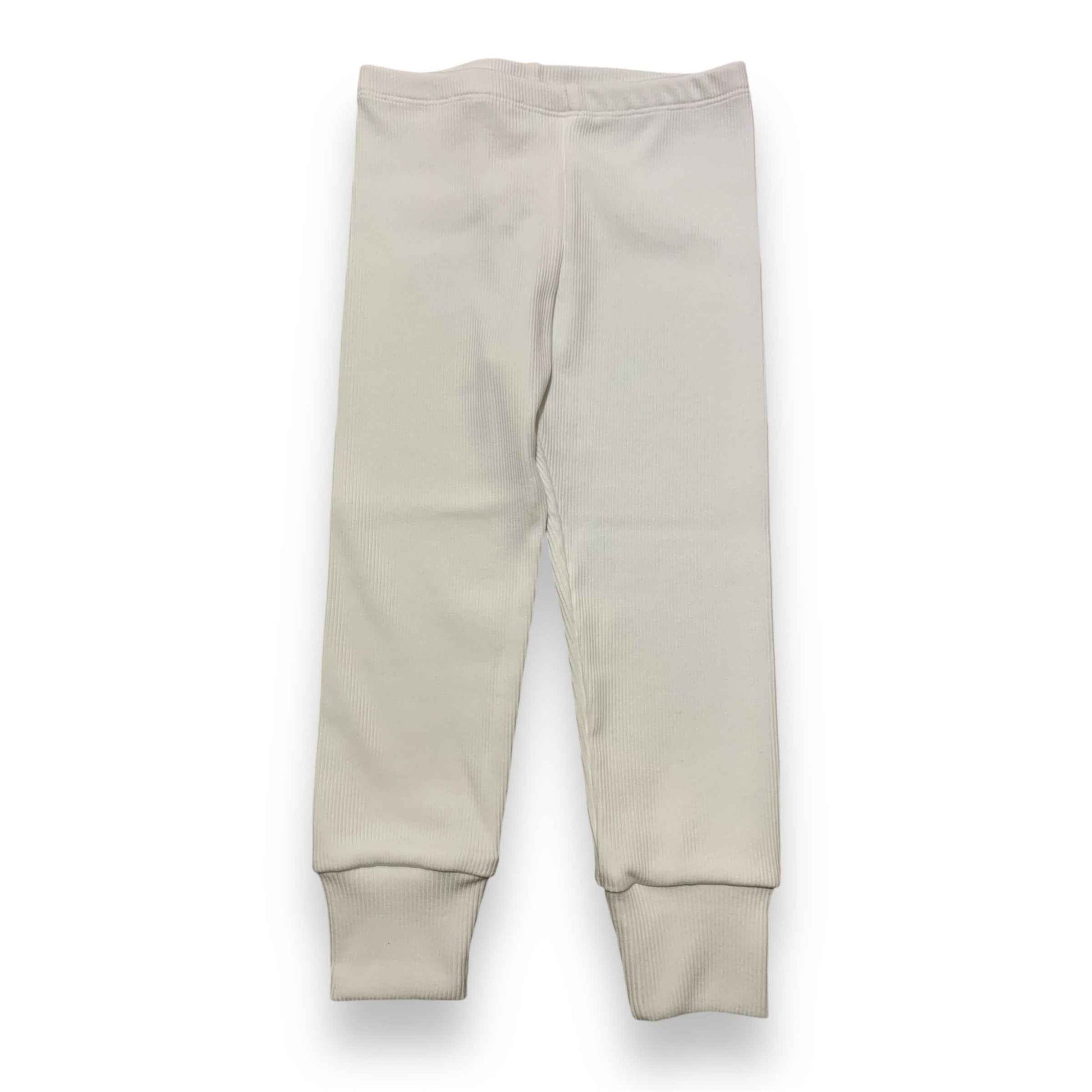 Vita ribbade muddbyxor