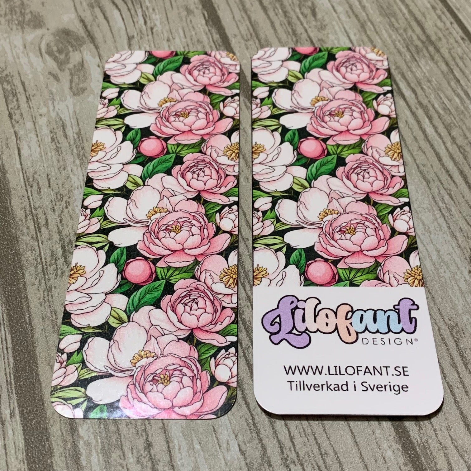 Pion drömmar bokmärke - Lilofant Design