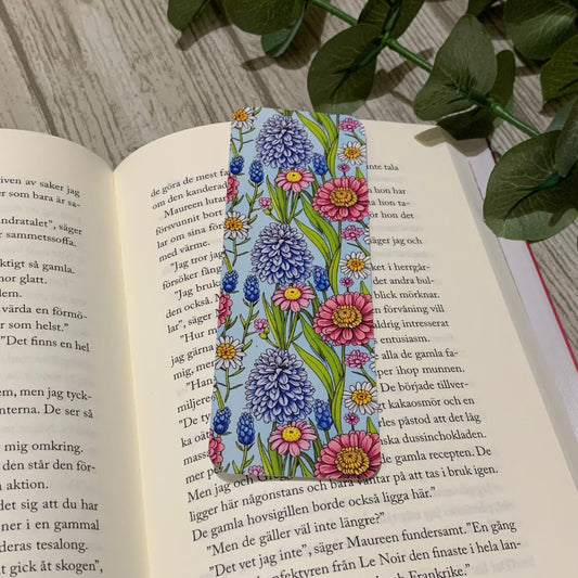 Blomsteräng bokmärke - Lilofant Design