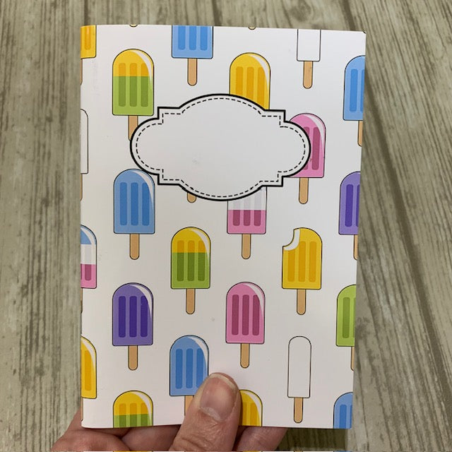 Vita isglassar - anteckningsbok A5