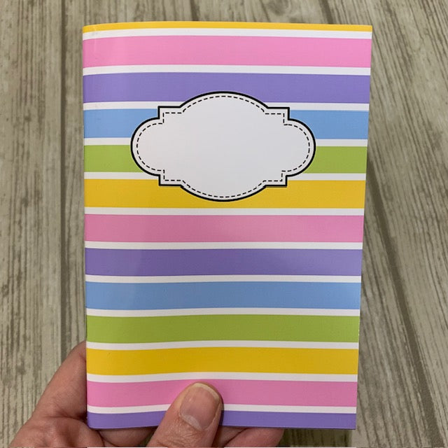 Isglassar ränder - anteckningsbok A5